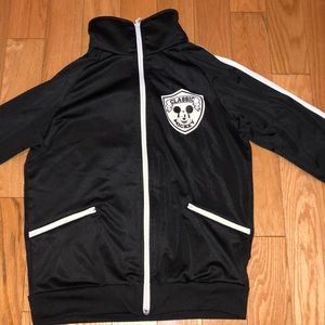 Mikey mouse track jacket.